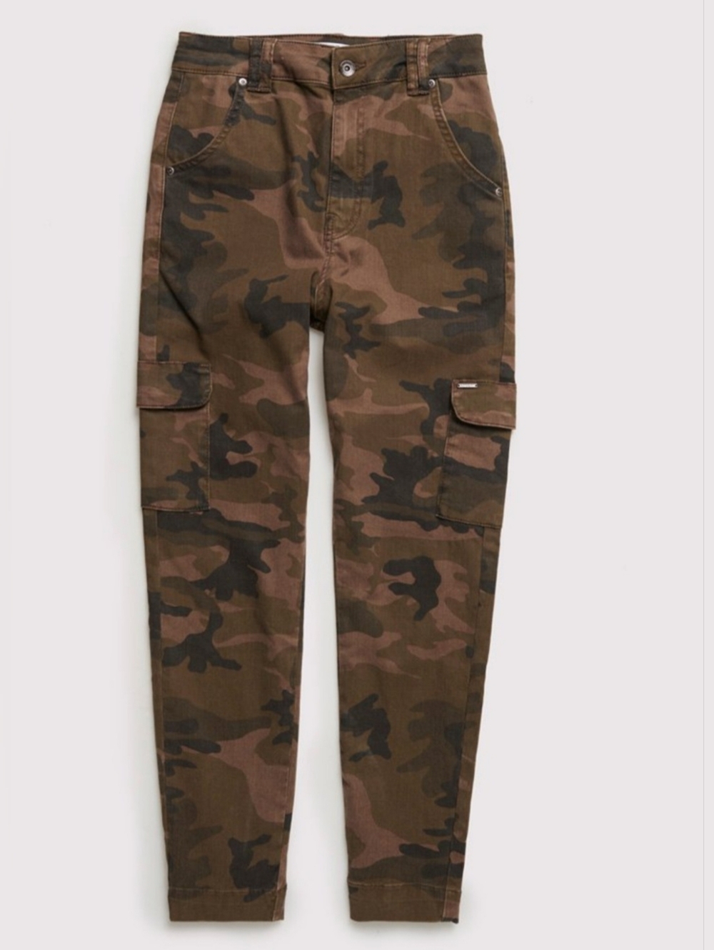 90's Cargo Pants Brown and Olive Camo Cargo Pants - Picture 4 of 8
